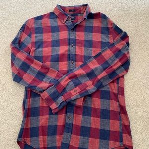 Comfy, bright J.Crew Factory button down.